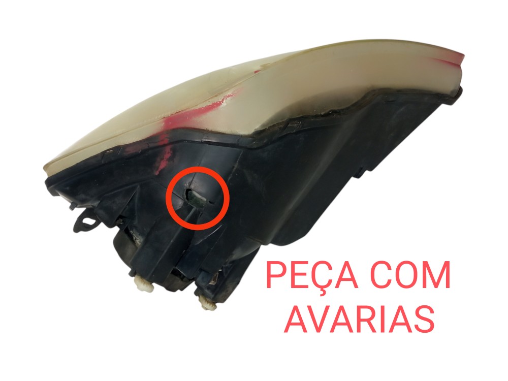 Farol Direito Ford Fiesta Zetec Rocam 2003 2006 Original 2
