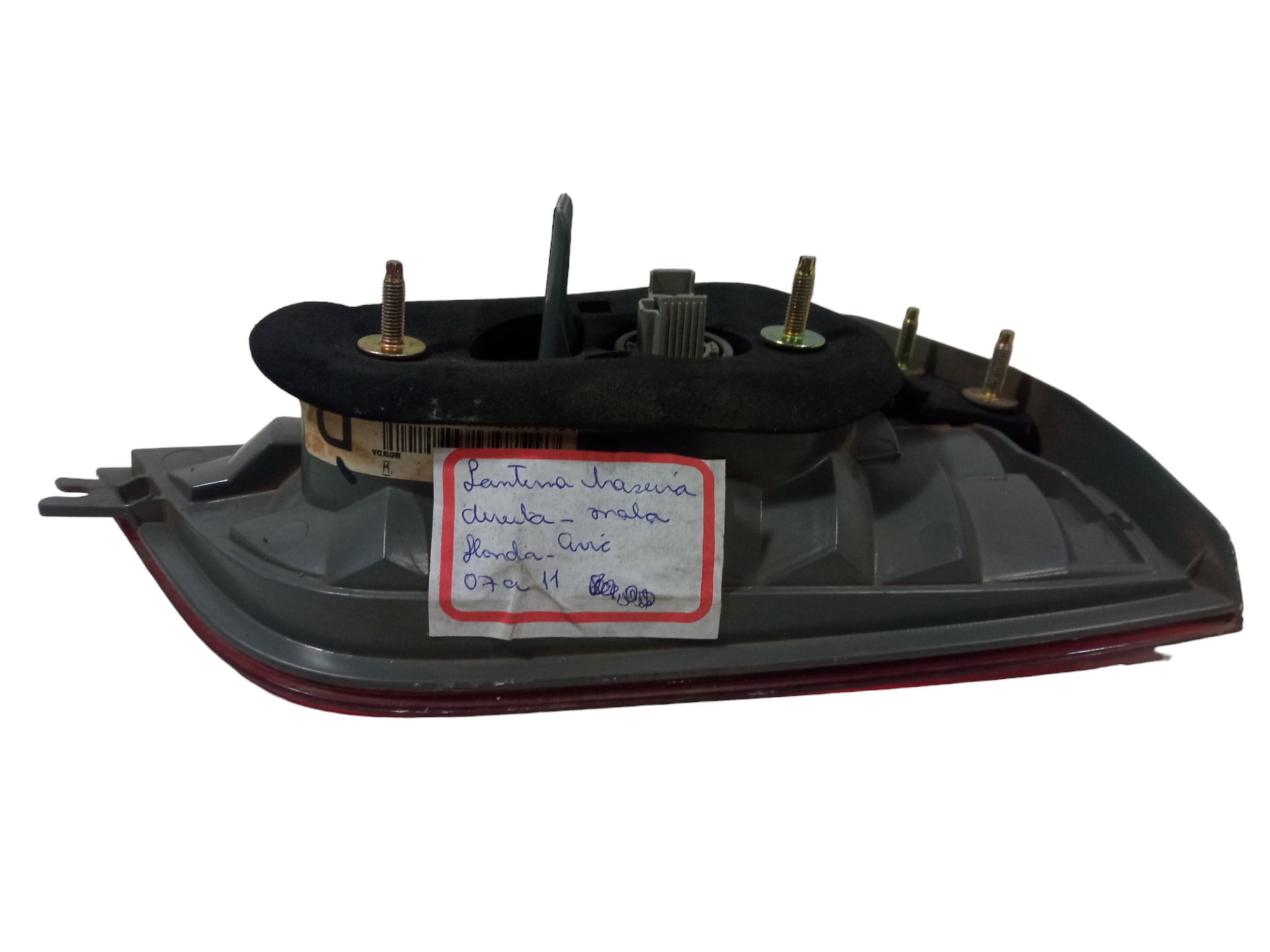 Lanterna Tampa Traseira Honda Civic 2007 2011 Usado Original Direito 4