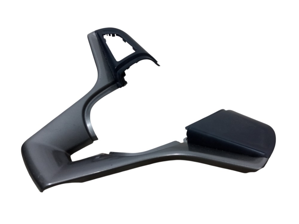Moldura Acabamento Volante Chevrolet Sonic 2012 2013 2014 Cinza 1 2