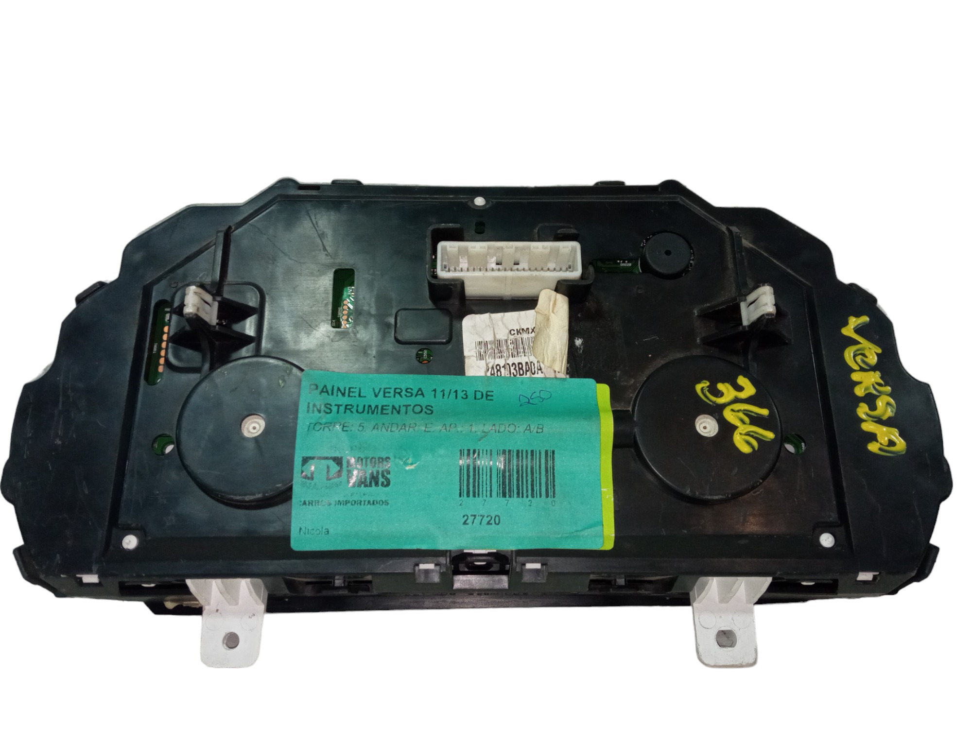 Painel De Instrumentos Nissan Versa 2011 2013 Usado Original Preto 5