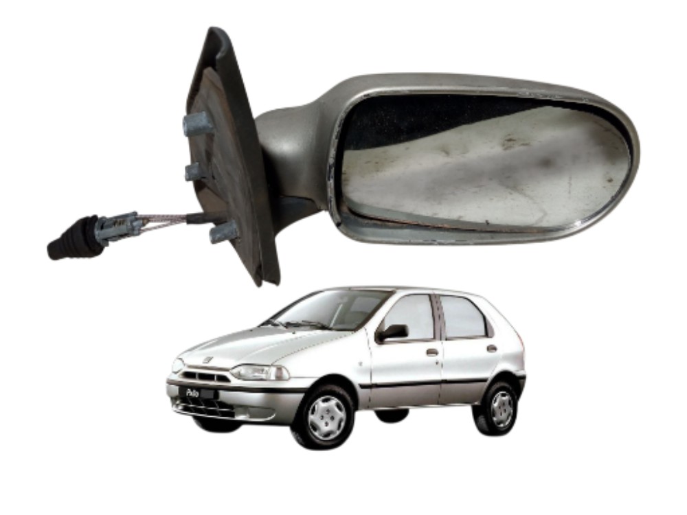 Retrovisor Manual Direito Fiat Palio Siena 2000 1.3 Usado 1