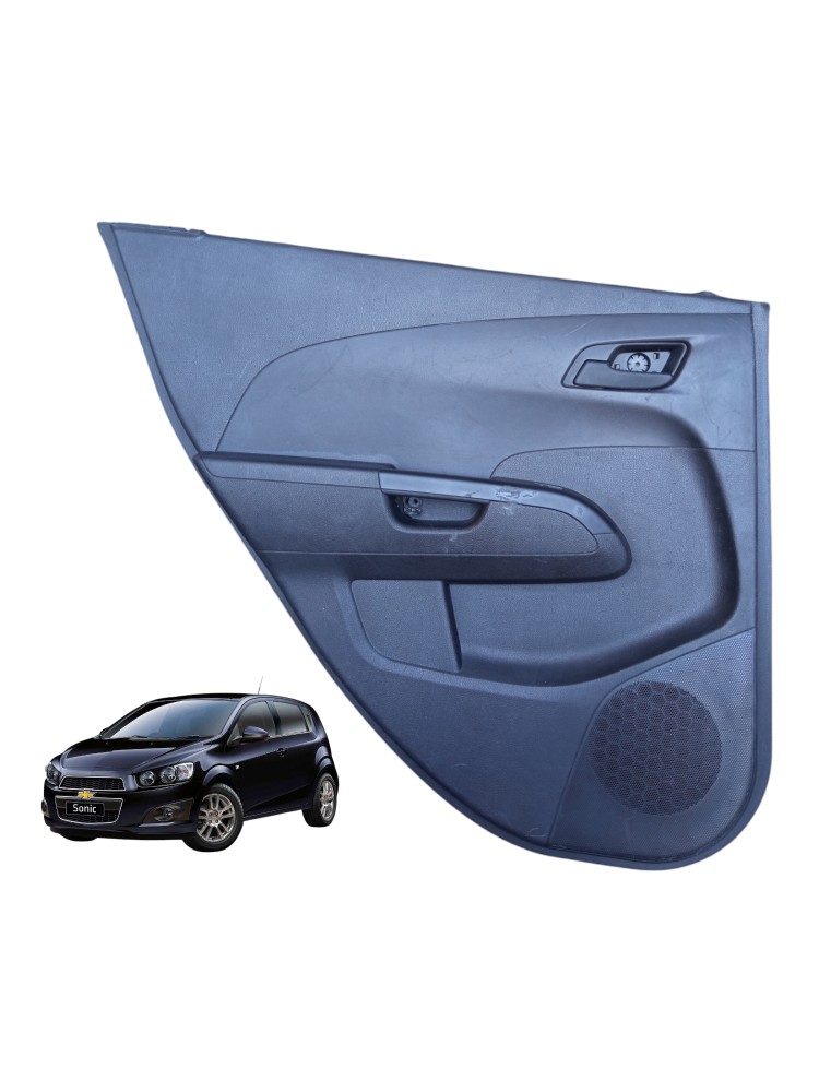 Forro De Porta Traseira Esquerda Gm Sonic 2012 2013 2014  Cinza 1