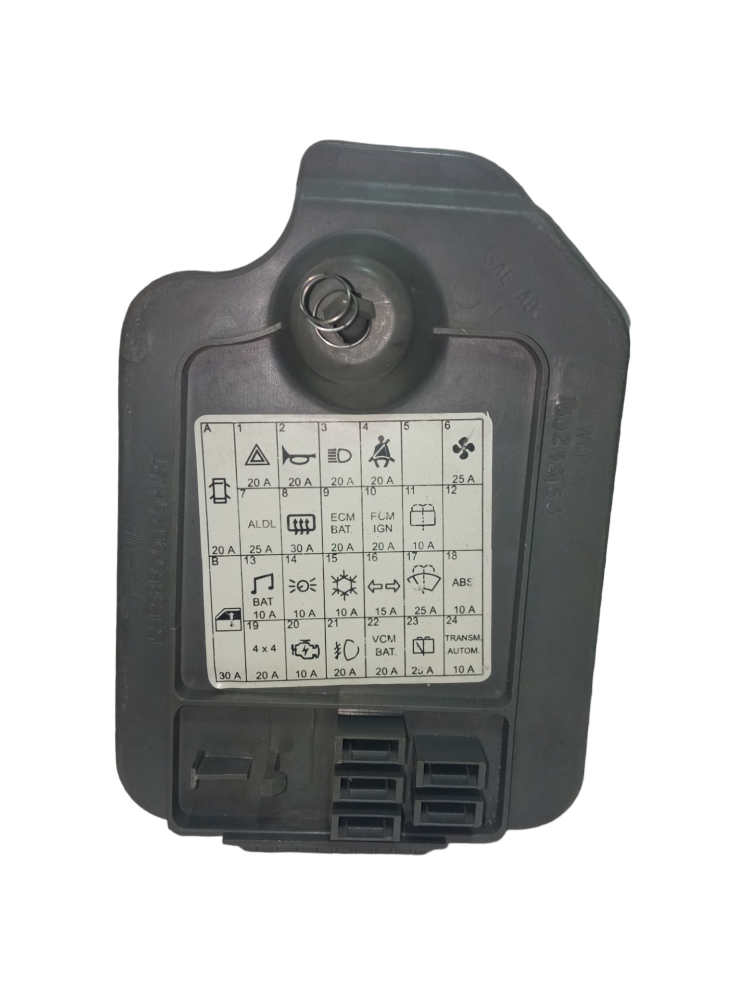 Moldura Tampa Painel Caixa Fusivel Chevrolet Blazer S10 1999 2