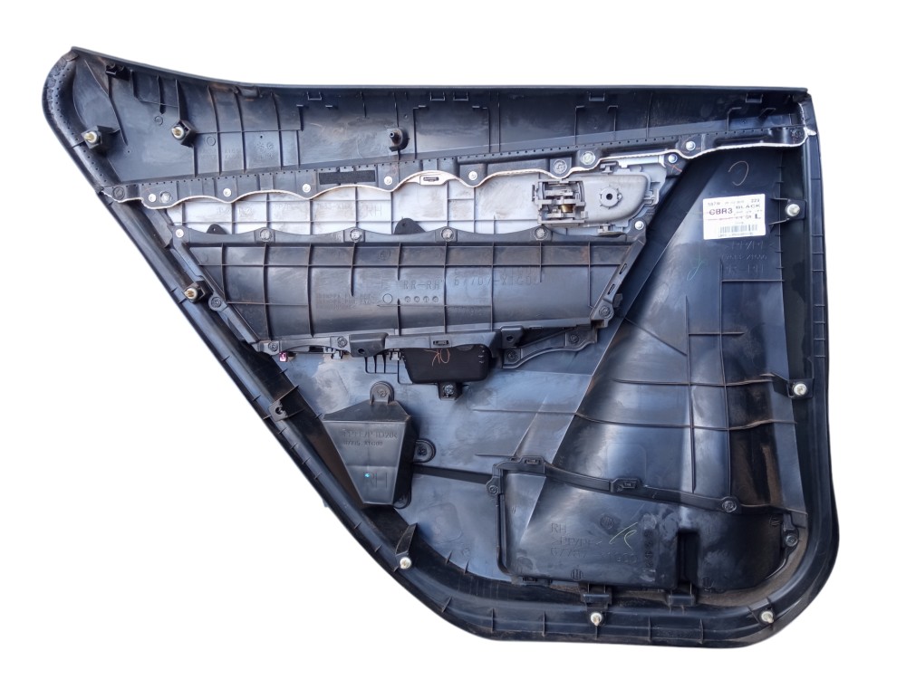 Forro De Porta Traseira Direita Toyota Corolla 2015 2019  Cinza 4