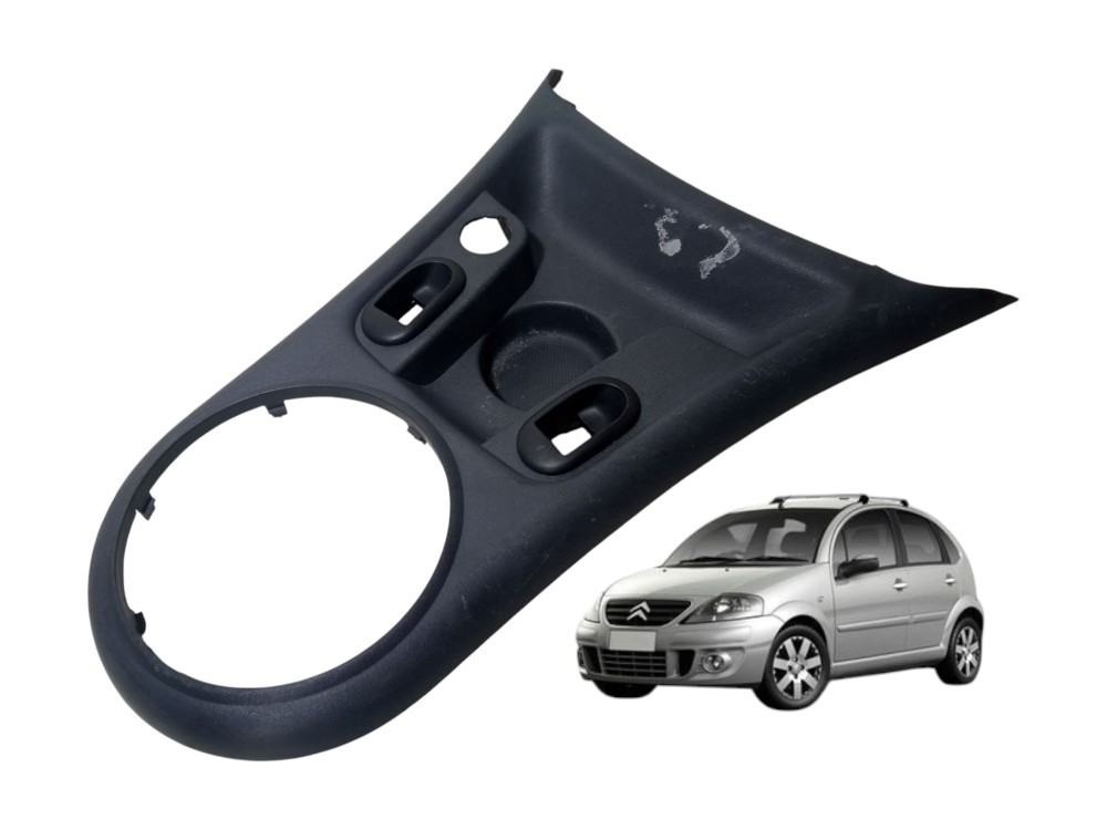 Moldura Console Central Cambio Citroen C3 2006 2012 Original 1