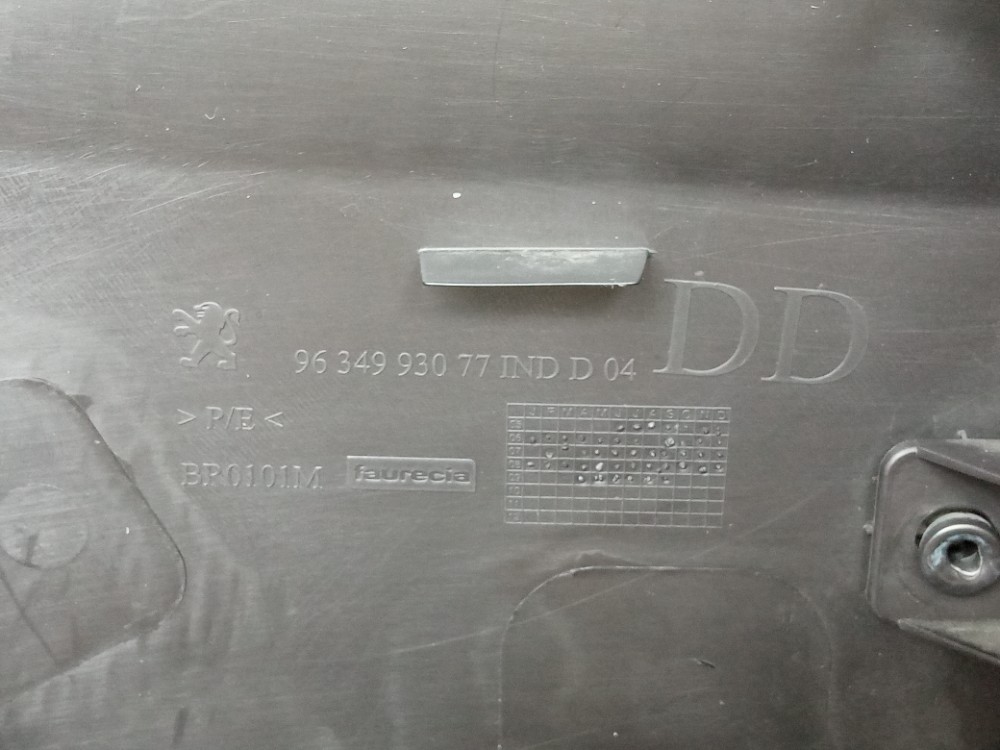 Forro De Porta Dianteira Direita Peugeot 307 Hatch 2006 2012 Preto 6