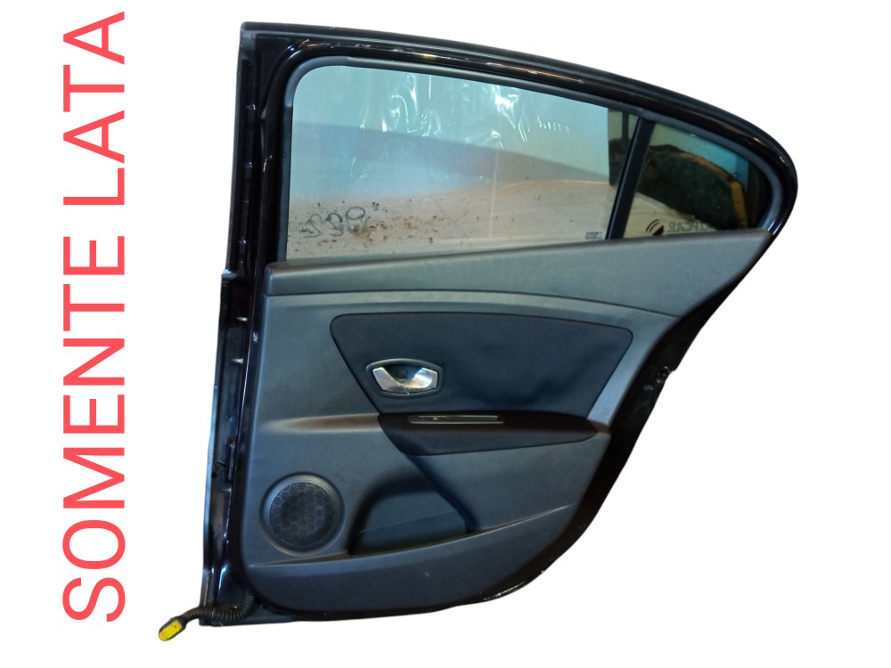 Porta Traseira Direita Renault Fluence 2012 A 2018 Original Traseira Direito Preto 2