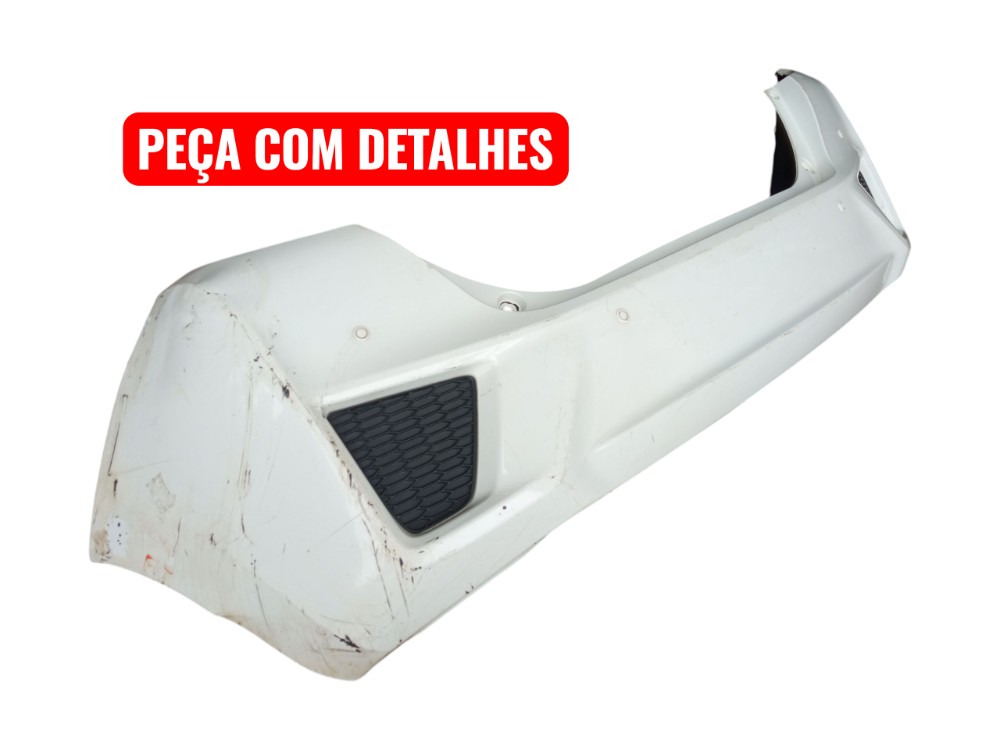 Grade Parachoque Traseiro Honda Fit 2015 2016 2017 Original  Branco Brilhante 2