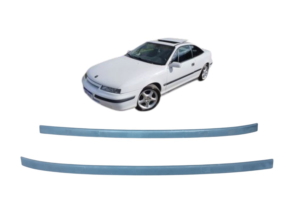 Par Acabamento Friso De Teto Gm Calibra 93 94 95 Original  Preto 1