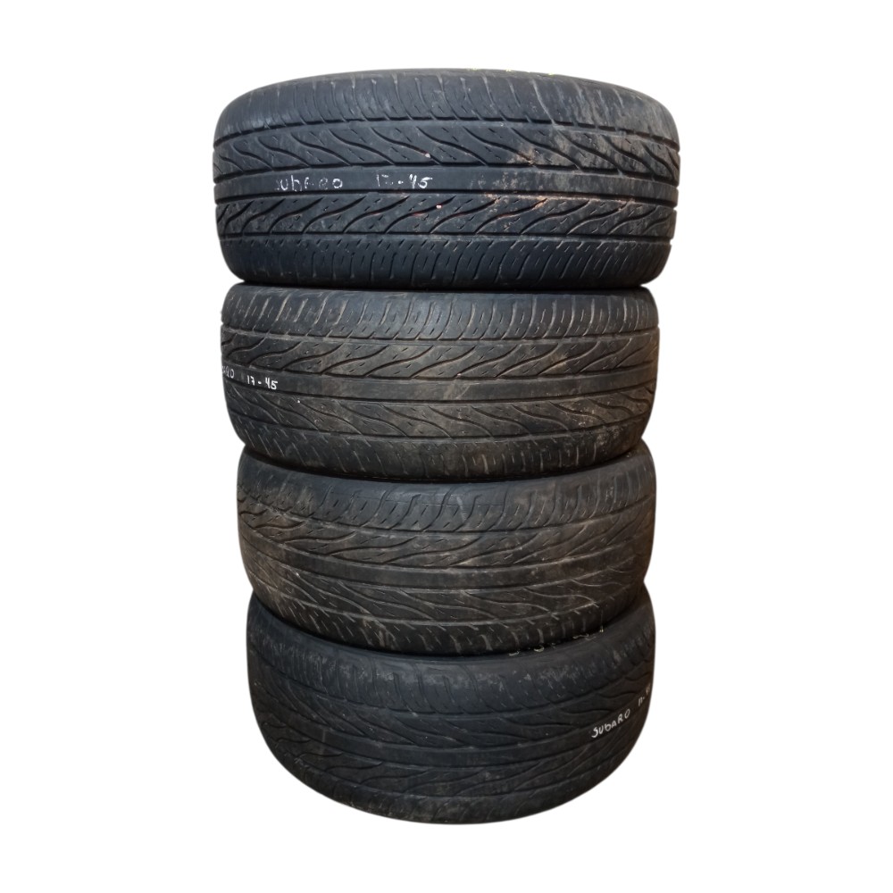 Jogo De Rodas Aro 17 Subaru Impreza 2008 5 Furos Pneu 225/45 Preto 8