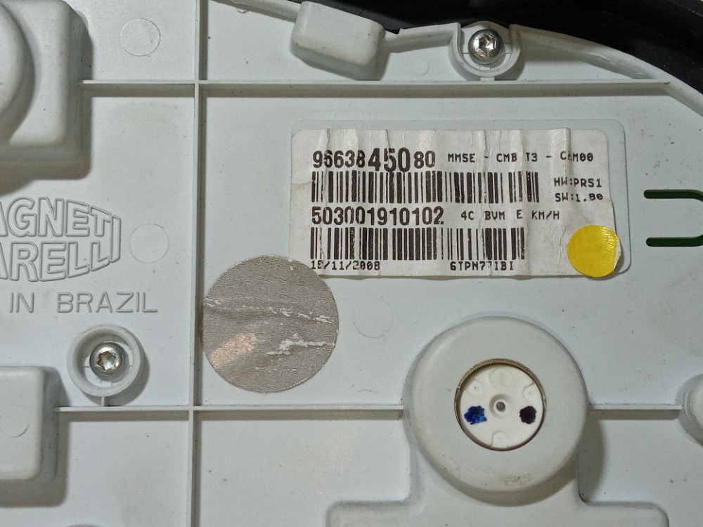 Painel Instrumento Peugeot 207 2009 2012 1.4 Manual Original Preto 8