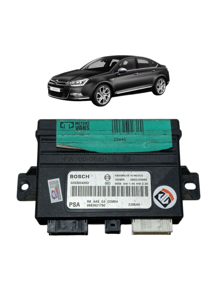 Modulo Central Conforto Estacionamento Citroen C5 2008 2012 1