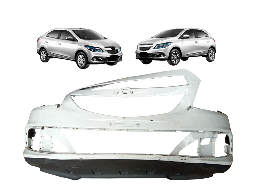 Parachoque Dianteiro Gm Onix Prisma 2013 2016 Original  Branco 1