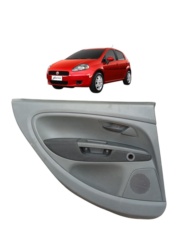 Forro Porta Traseira Esquerda Fiat Punto 2008 2012 Original  Cinza 1
