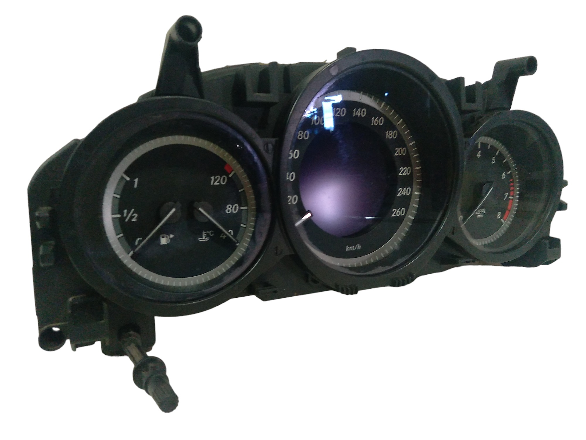 Painel De Instrumentos Velocímetro C180 C200 2010 2012 2014 Preto 6