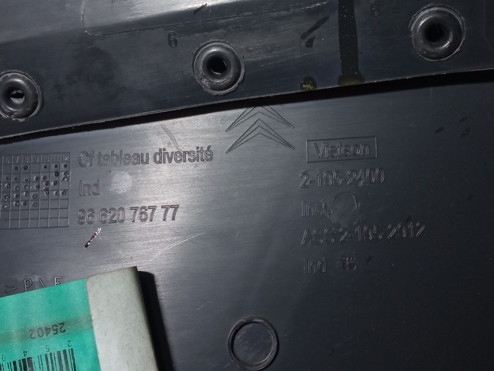 Forro Porta Dianteira Esquerda Citroen C5 2009 2012 Original 7
