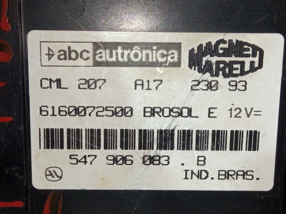 Modulo Controle Marcha Lenta Escort Logus Pointer 93 96 2