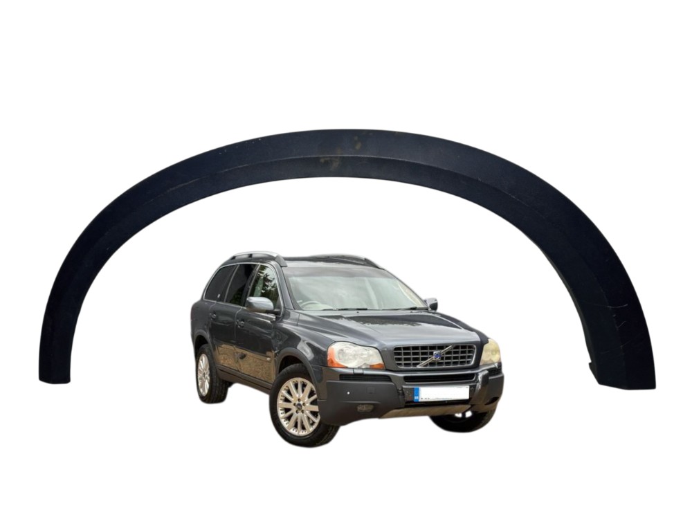 Aplique Paralama Dianteiro Esquerdo Volvo Xc90 2004 2005 T6 Preto