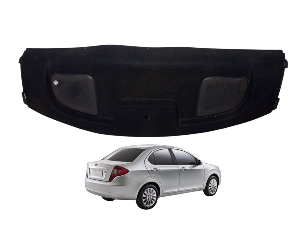 Acabamento Tampao Bagagito Traseiro Jac J3 Turin 2011 2015  Preto 1