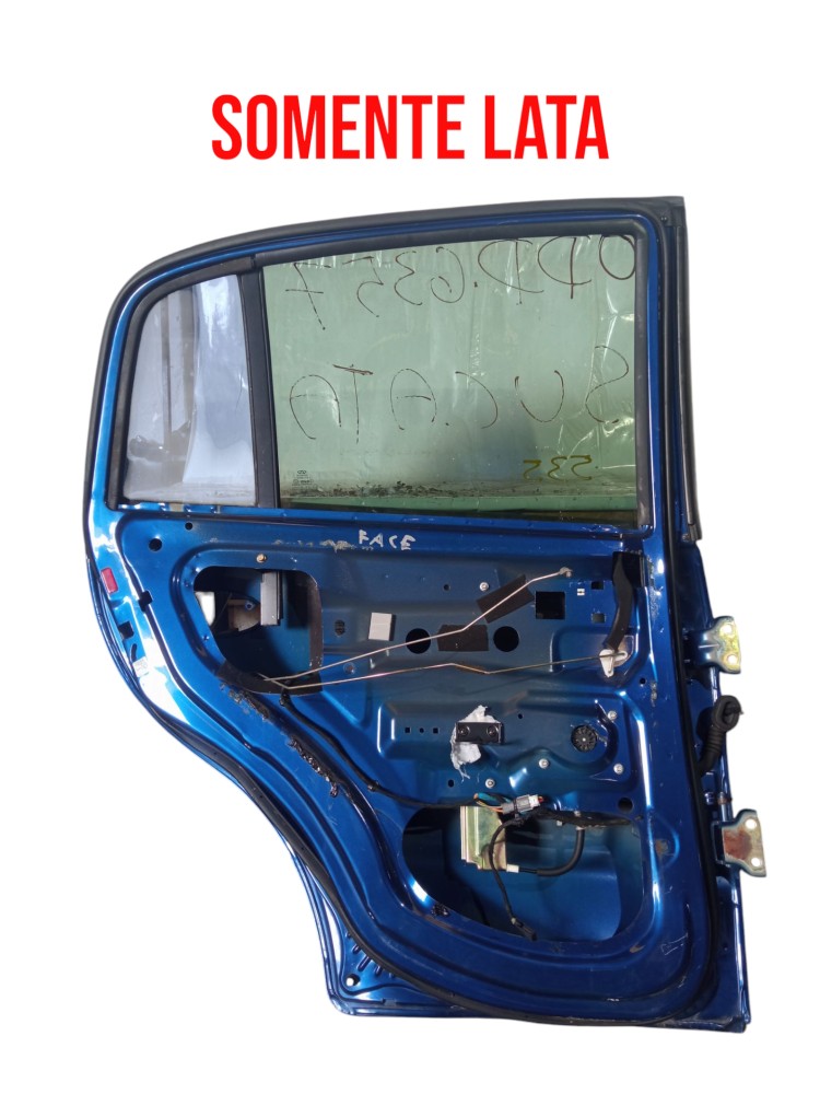 Porta Traseira Esquerda Chery Face 2010 2015 1.3 Original  Traseira Esquerdo Azul 3