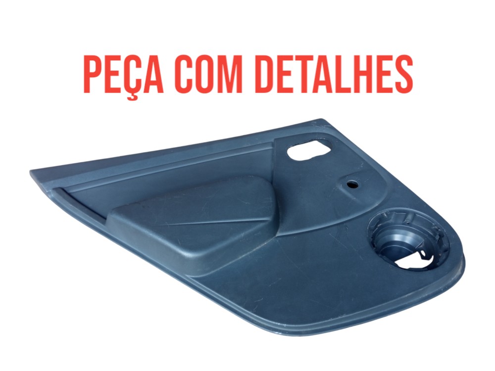 Forro De Porta Traseira Esquerda Renault Sandero 2008 2014  Cinza 2