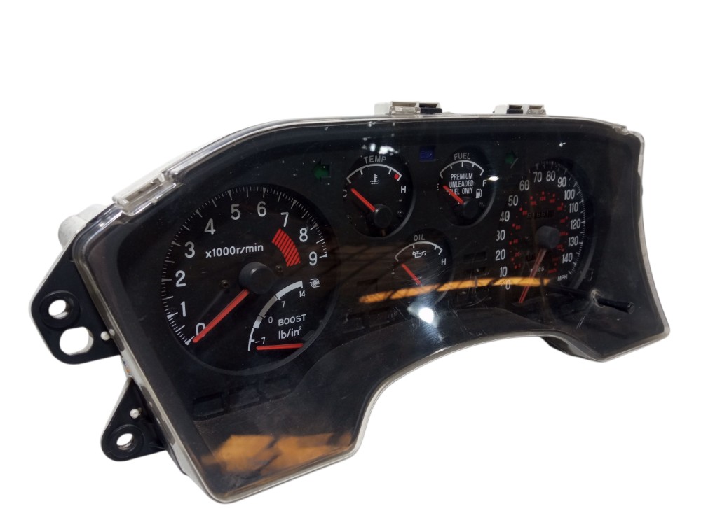 Moldura Painel Instrumentos Mitsubishi Eclipse 91 92 93 94  Preto 4