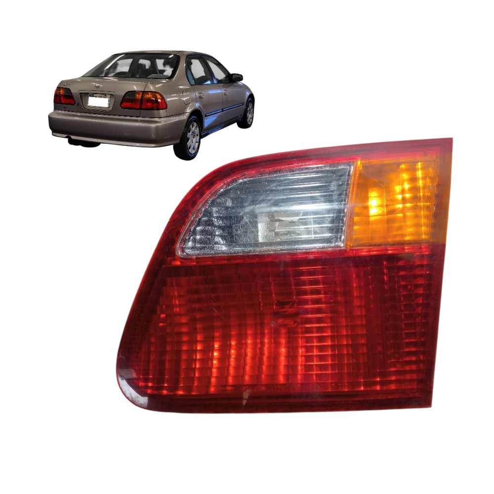 Lanterna Direita Tampa Traseira Honda Civic 99 2000 Direito/passageiro Vermelho 1