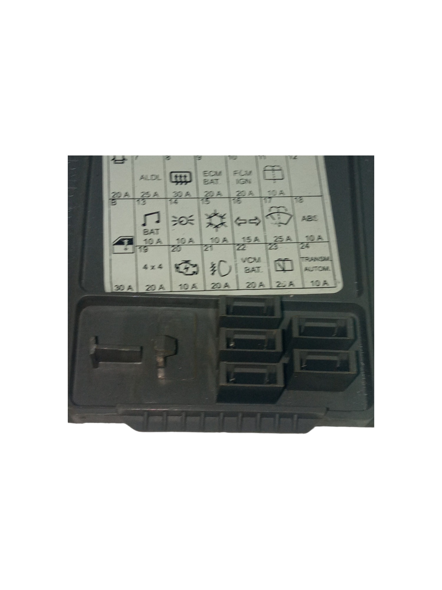 Moldura Tampa Painel Caixa Fusivel Chevrolet Blazer S10 1999 4