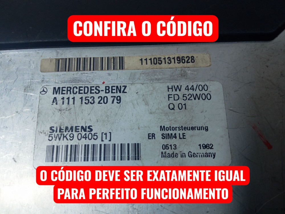 Modulo Central De Injecao Mercedes Clk 230 94 98 Original 2