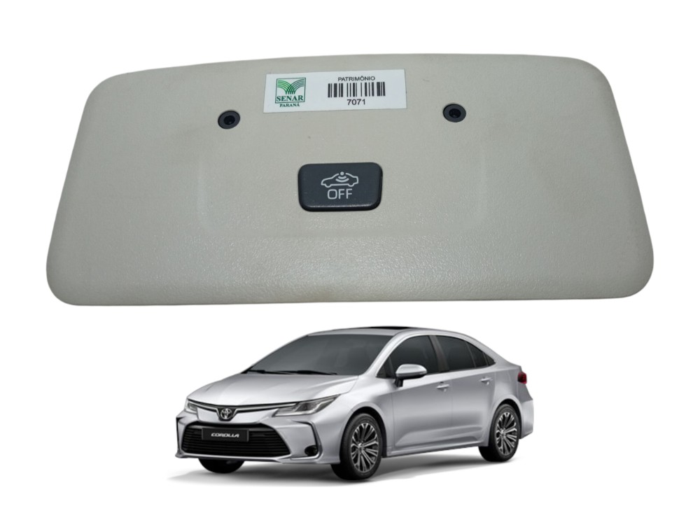 Moldura Botao Sensor Alarme Toyota Corolla Xei 2023 2.0 Flex 1