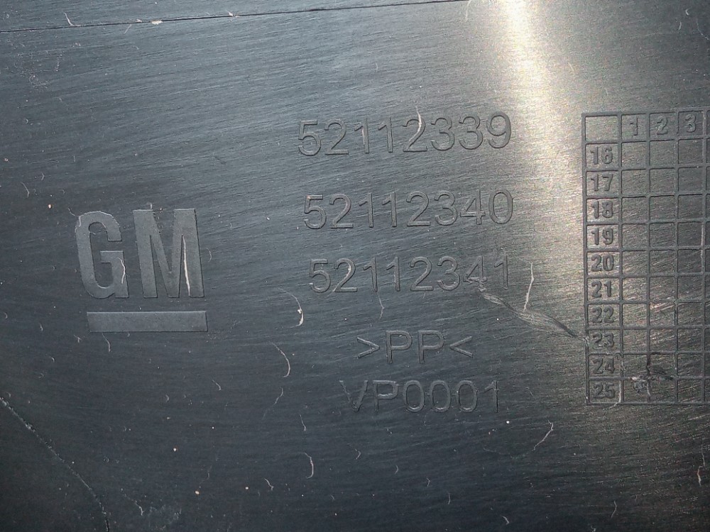 Forro De Porta Traseira Direita Gm Onix 2016 2019 Original  Preto 6