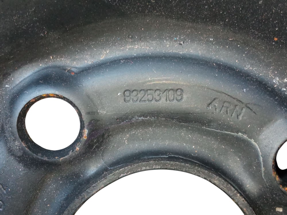 Roda De Ferro Aro 13 Pneu 165 70 Corsa Classic 2011 4 Furos 6