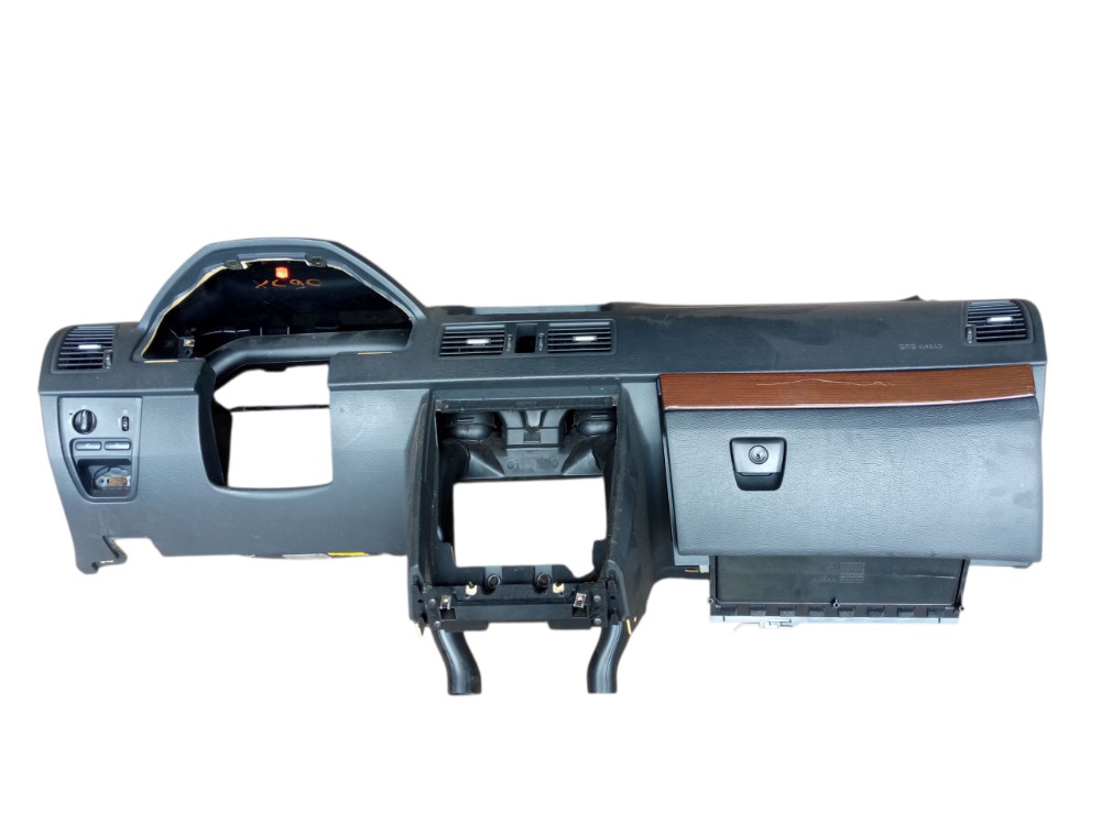 Kit Tabelier Painel Central Volvo Xc90 2004 2005 T6 3.0 Preto 4