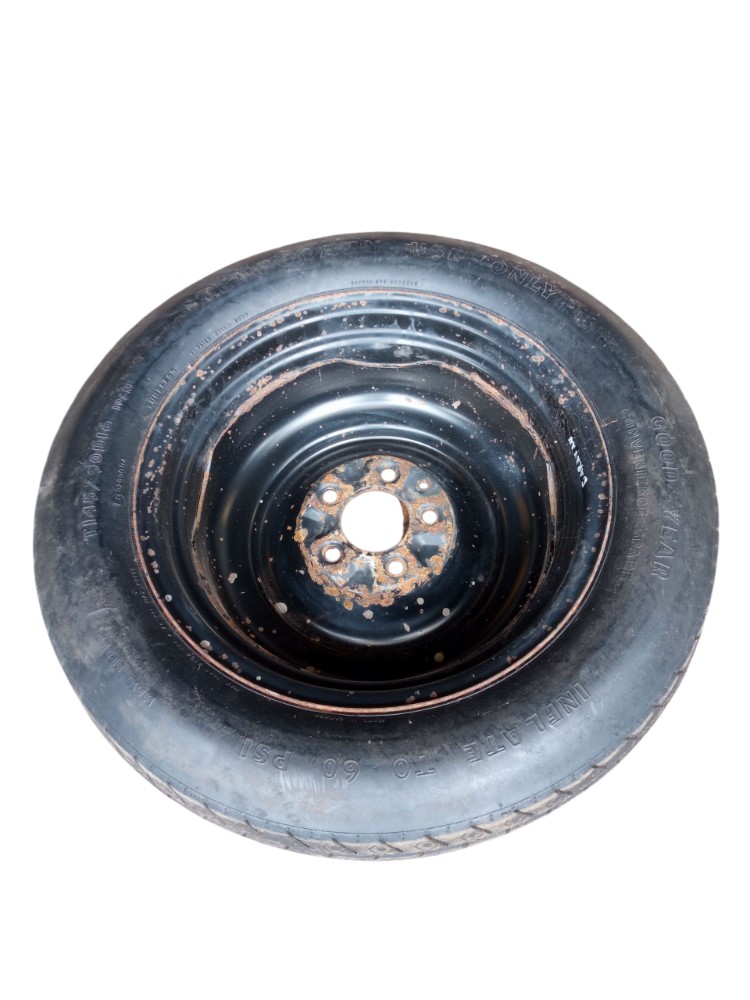 Roda Ferro Estepe Aro 16 Pneu 145 90 Chrysler Grand Caravan Preto 5