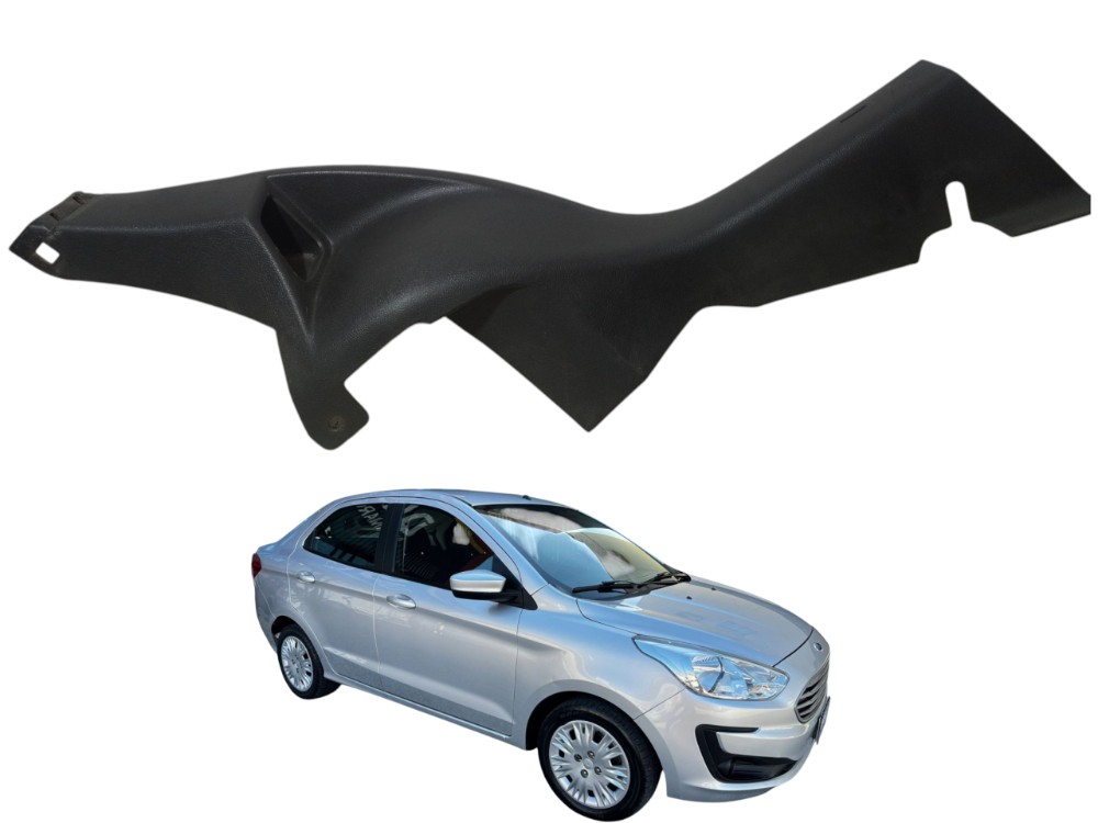 Acabamento Lateral Direito Banco Ford Ka Sedan 2015 2020 Preto 1