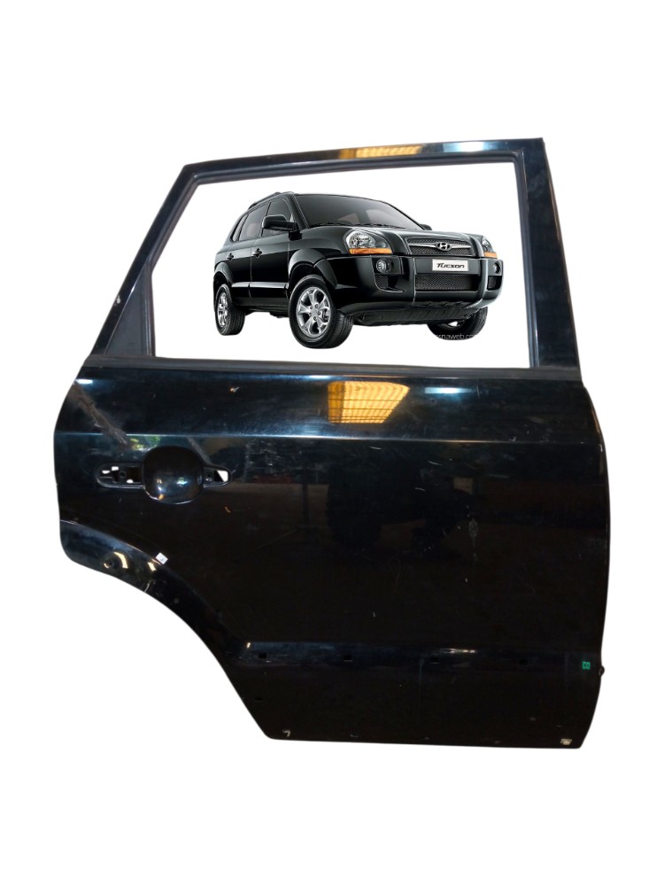 Porta Traseira Direita Hyundai Tucson 2008 2014 Traseira Direito Preto 1