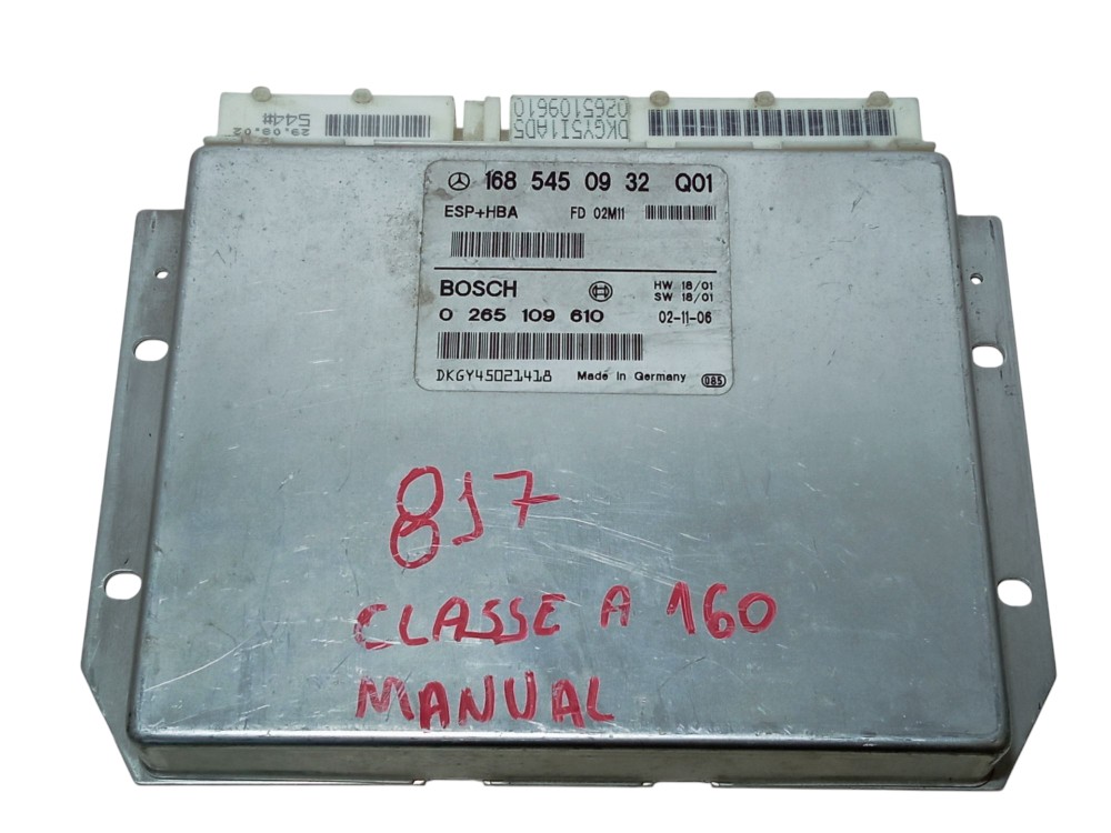 Modulo Central Injecao Mercedes Classe A 160 190 99 2005