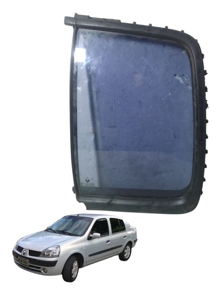 Vidro Fixo Porta Traseira Esquerda Renault Clio 2000 2008 1