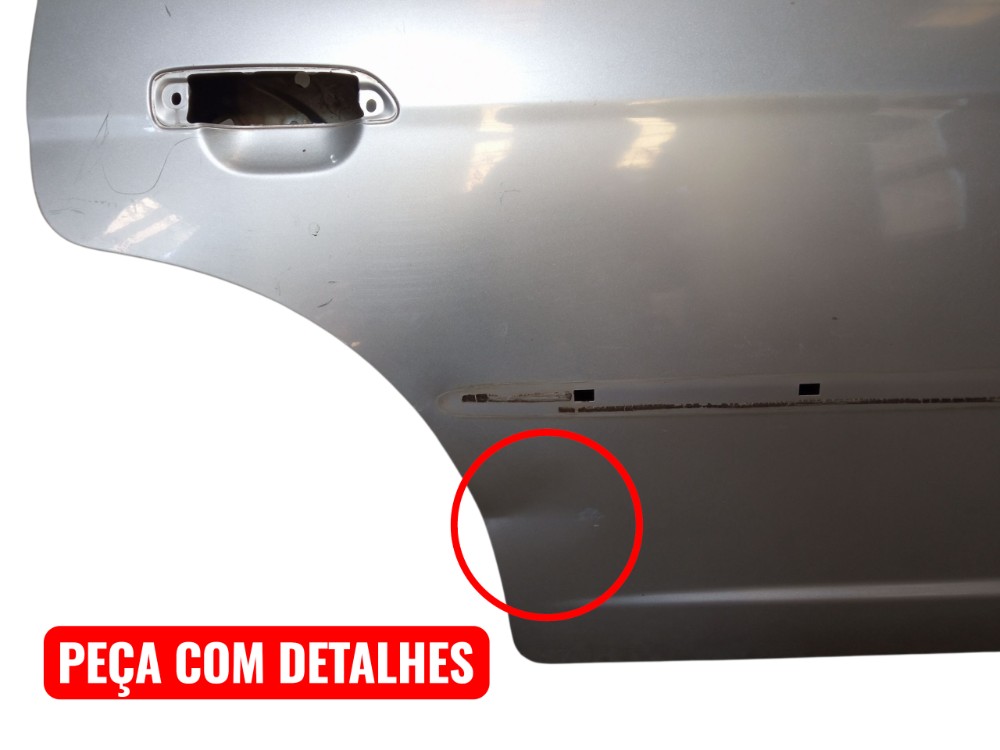 Porta Traseira Direita Honda Civic 2001 2005 Traseira Direito Prata 2