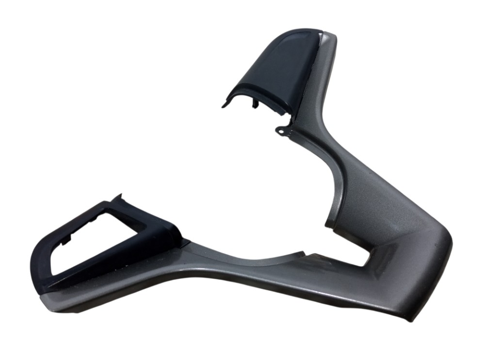 Moldura Acabamento Volante Chevrolet Sonic 2012 2013 2014 Cinza 1 3