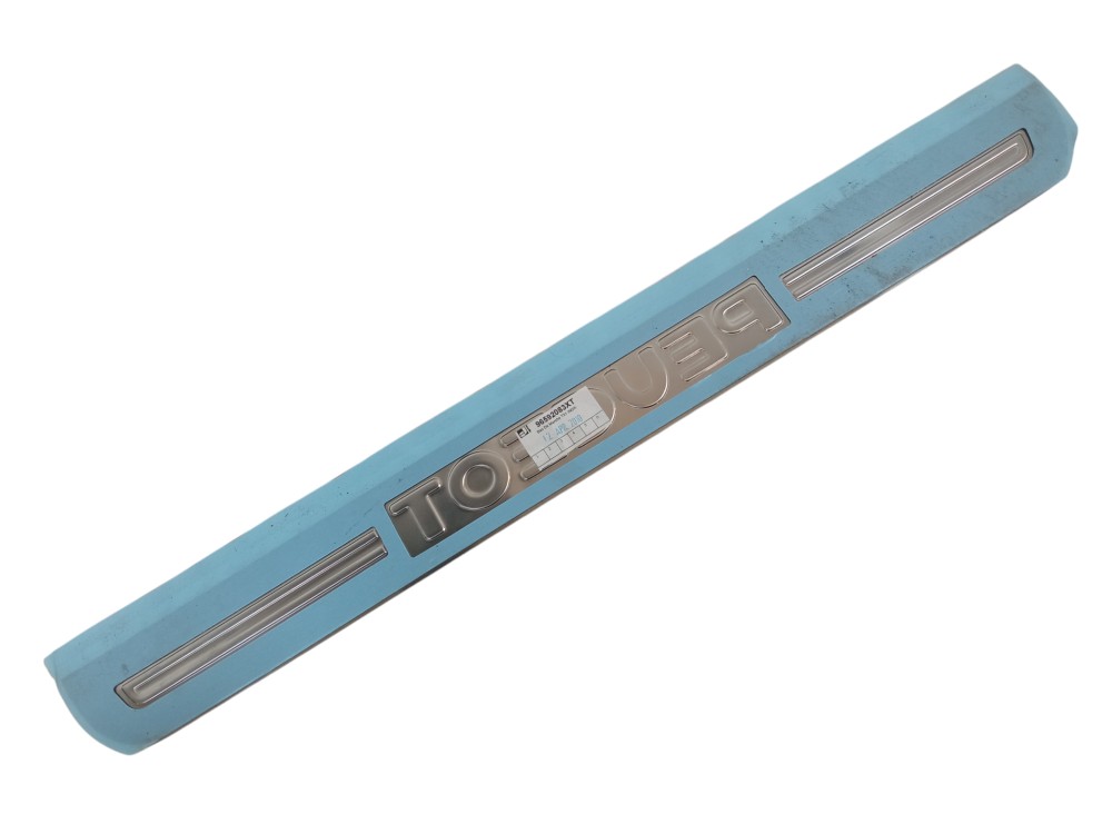 Soleira Externa Porta Dianteira Esquerda Peugeot 307 2002 12 Prata 4