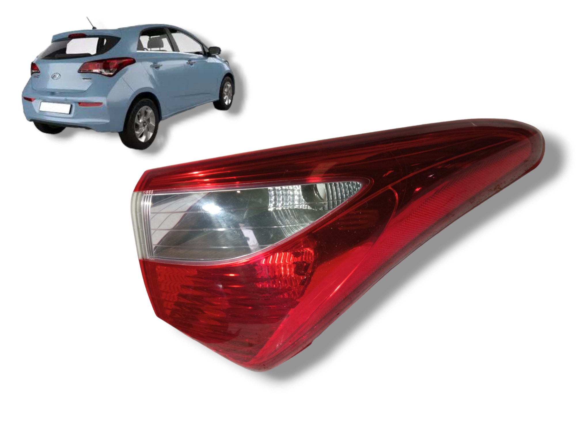Lanterna Traseira Lado Direito Hyundai Hb20 2012 2017 Usado 1