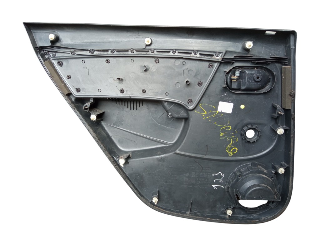 Forro De Porta Traseira Direita Renault Sandero 2008 2014  Cinza 4