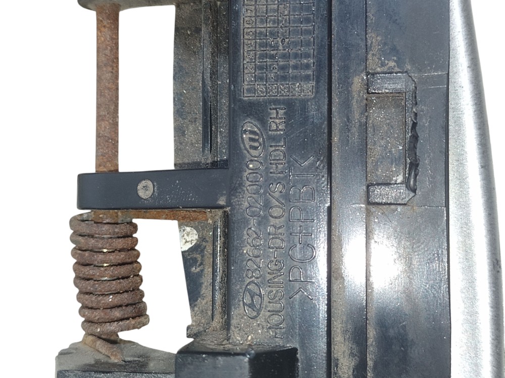 Macaneta Externa Porta Dianteira Direita Hyundai Atos 1997 Cinza Dianteira 6