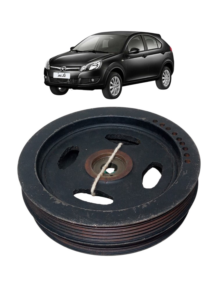 Polia Virabrequim Jac J3 2010 2015 1 4 16v Gasolina Original 1