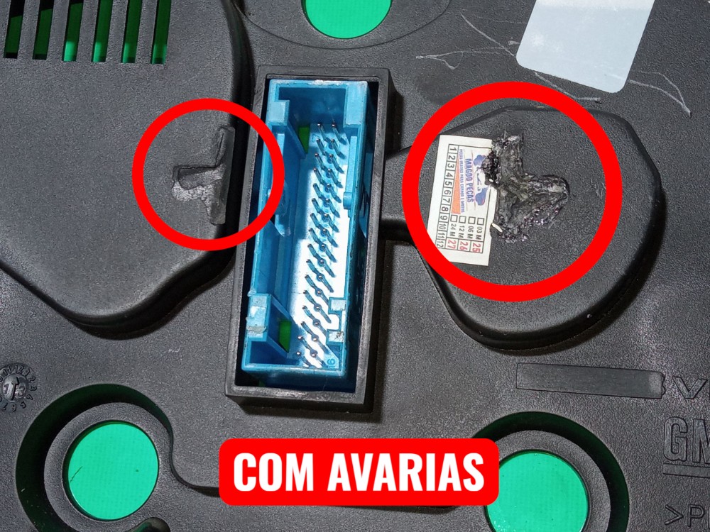 Painel Instrumentos Gm Corsa Classic 2009 2010 Original  Preto 3