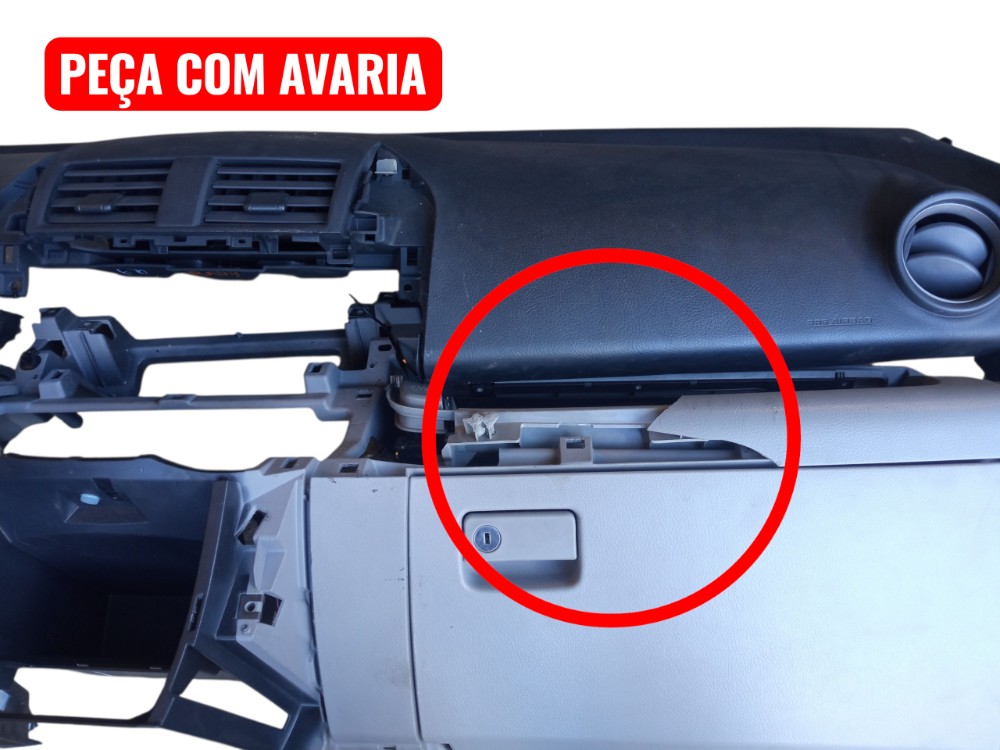 Kit Tabelier Painel Central Toyota Rav4 2007 2.4 16v 4×4 Cinza 2