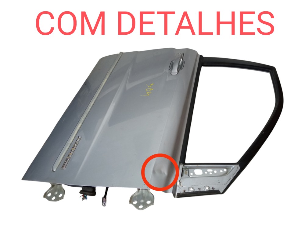 Porta Dianteira Direita Ssangyong Actyon A200 2010 Usada Dianteira Direito Prata 3
