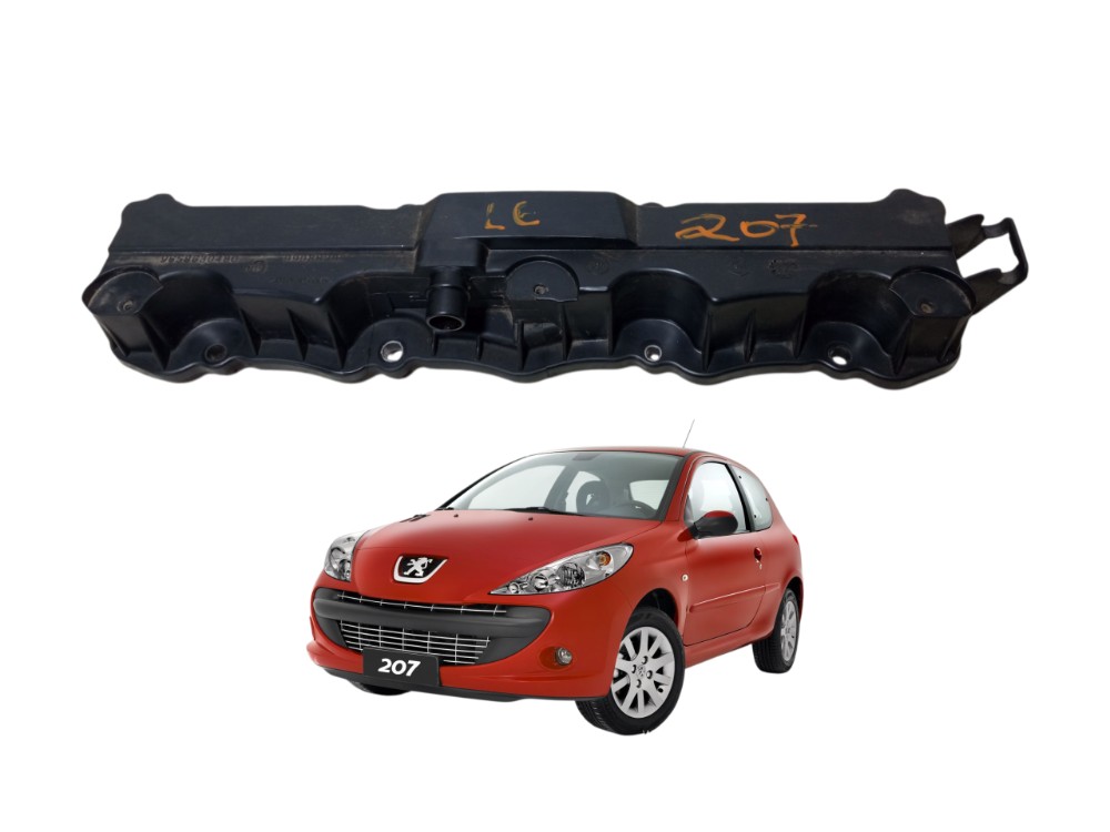 Tampa Valvulas Lado Esquerdo Peugeot 207 2009 2012 1.6 16v  Preto 1