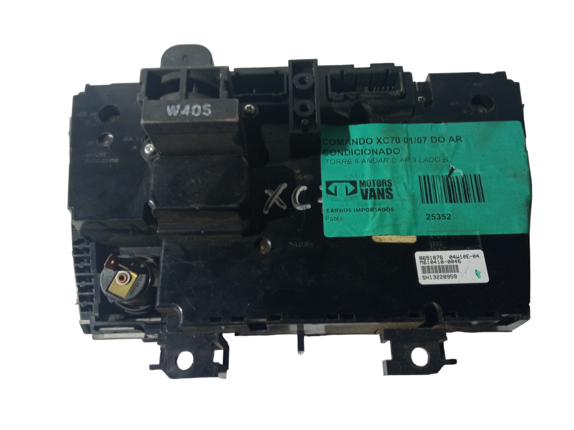 Comando Controle Ar Condicionado Volvo Xc70 2001 2010 Usado 5